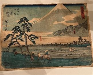 Utagawa Hiroshige(1797-1858) Original woodblock print, circa. 1820's