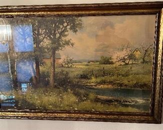 Original Robert Wood Oil on Canvas