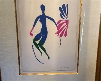 Henri Matisse signed and numbered Lithograph