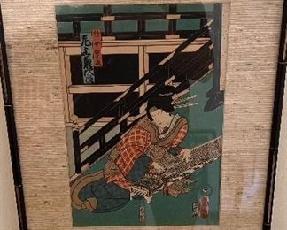 Utagawa Kunisada early 19th century Japanese woodblock print