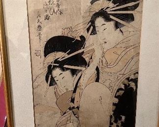 Kitagawa Hidemaro original woodblock print