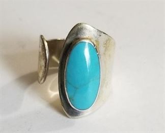 sterling silver & Turquoise ring