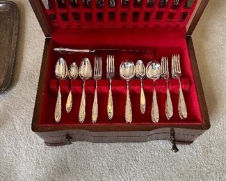 Complete Set Service for 12! Old Community Plate Co.Over 100 Pieces!