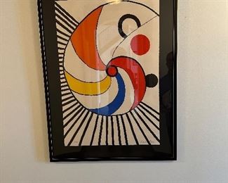 Alexander Calder Hand Numbered & Signed Abstract 70's Work of Art 66/75