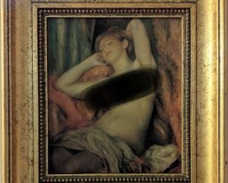 "The Sleeping Bather" by Renoir 8"x10" Print on Canvas 