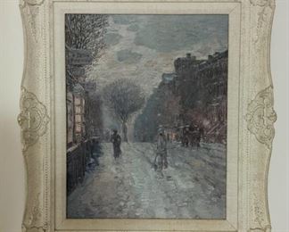 "Early Evening, After Snowfall" by Frederick Childe Hassam 16"x20"