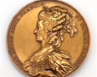 Louis XVI and Marie Antoinette Bronze Medal