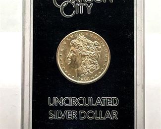 1883 Uncirculated Carson City Morgan Dollar