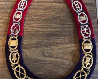 Masonic chain collar