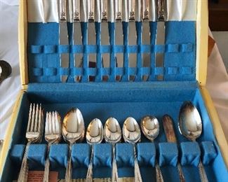 Silver plate flatware