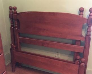 Maple twin headboards, footboards and side rails