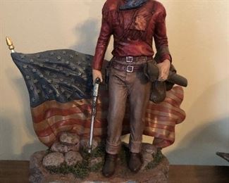 John Wayne “Trails of Glory” The Bradford Exchange Limited Edition Sculpture