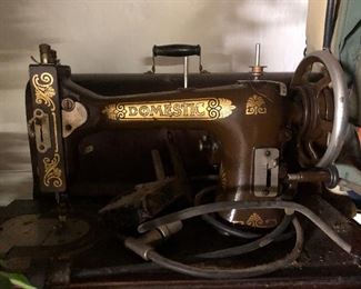 Antique Domestic Treadle sewing machine 