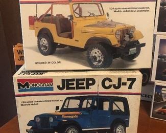 Vintage Monogram Jeep CJ-7 sealed