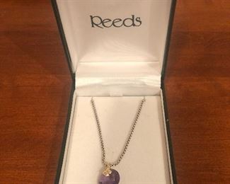 David Yurman Pendant Necklace with Amethyst 