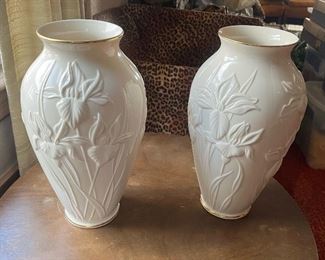Large Lenox Vases