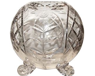 Large CrystalRose Bowl