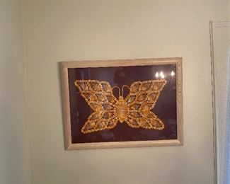 One of the finest examples of butterfly weaving I've seen.