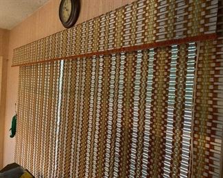 Absolutely Fabulous 1970's knitted curtains.