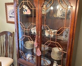 Very nice curio cabinet.