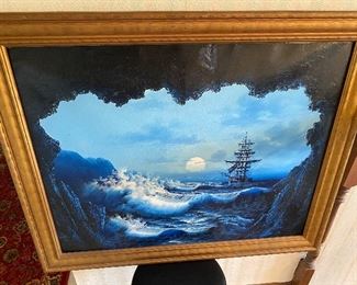 This super awesome painting needs to be corrected by super awesome artist John Lytle Wilson.