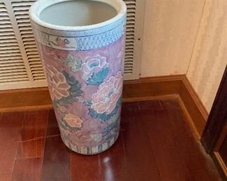 Pretty umbrella holder.