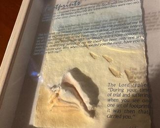 When there were no footprints you and Jesus were high fiving each other.