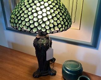 Green Beaded Light by Richard Hoosin