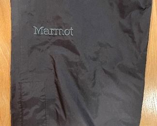 Black Marmot Wind Pants in a size XS and are in very good condition.