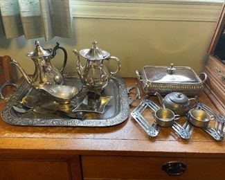 Plated Tea Set