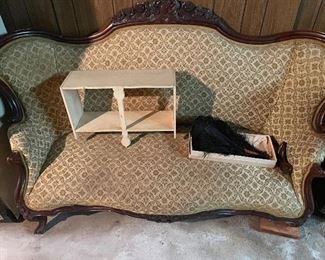 Antique Sofa - Broken Leg