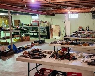 Basement full of tools