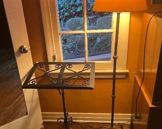 Lamp sold. Book/music stand $13 today! This is the 75% off price 