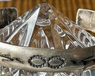 Sterling Silver Navajo Stamped Cuff Bracelet (as Is) - 21.1 Grams Total