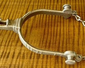 Vintage Silver Tone Spur 