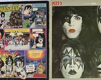 Kiss Dynasty And Unmasked Vinyl Albums