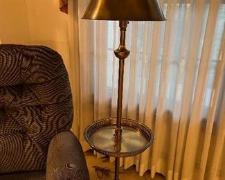 Brass table/lamp