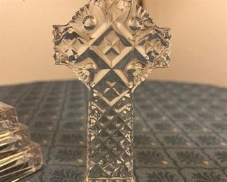 Waterford crystal Celtic cross