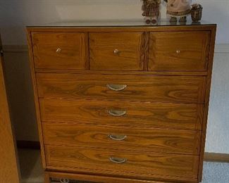 American of Martinsville tall chest of drawers