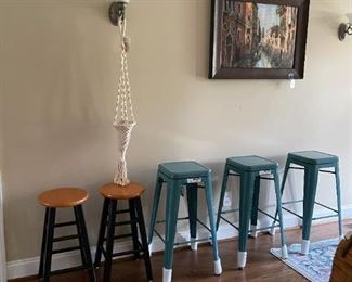 The Blue Bar Stools have SOLD