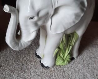 Large elephant planter
