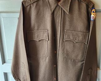 WWII Army Air Corps officers uniform shirt