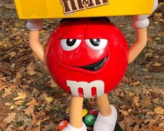 M&M supermarket  plastic display