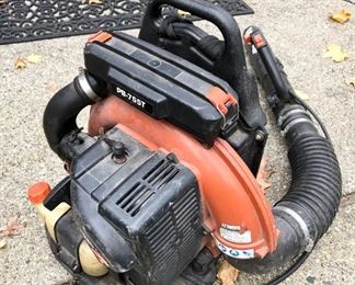 Leaf blower well used