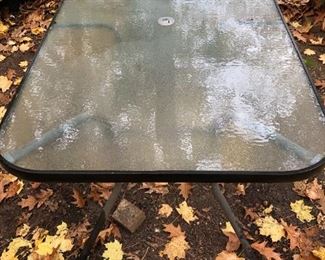 patio table fits 6 chairs