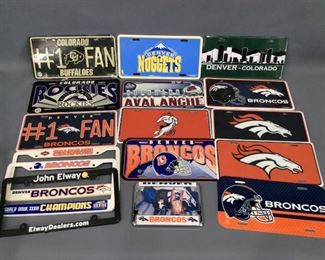 Colorado Sports License Plates and Covers