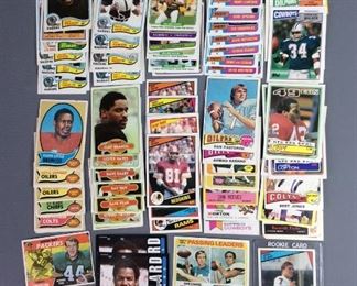 Assorted Vintage NFL Sports Cards