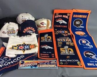 Denver Broncos Super Bowl Memorabilia