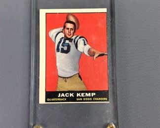 1961 Topps Jack Kemp Card