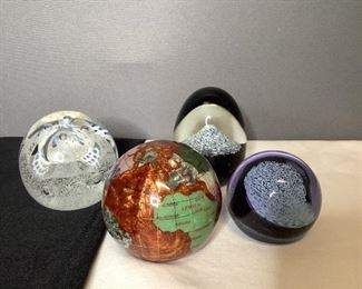 Glass Paperweights